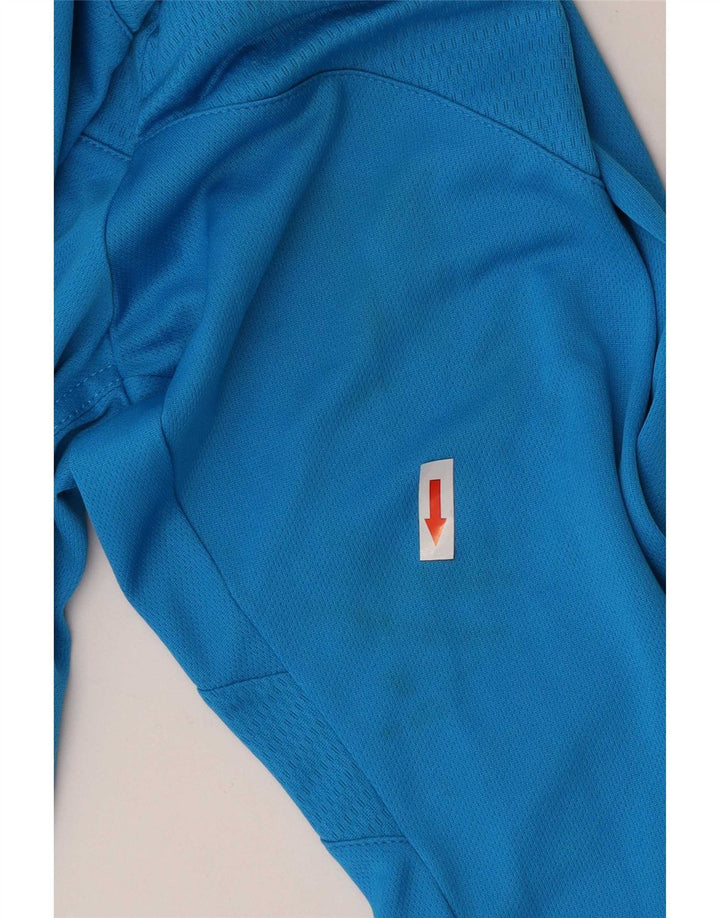 Adidas Mens Climalite Top Long Sleeve XL Blue Polyester