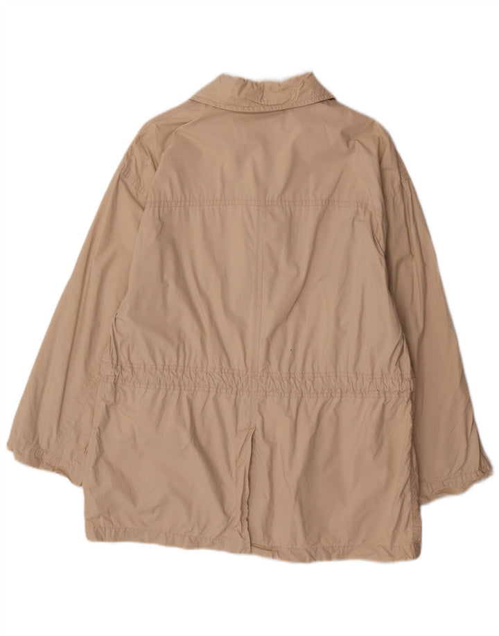 BROOKSFIELD Womens Windbreaker Jacket IT 42 Medium Beige Cotton