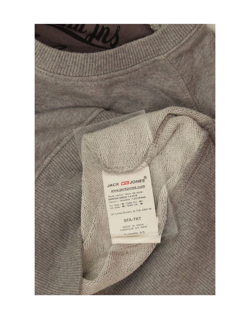 JACK & JONES Mens Popeye Graphic Sweatshirt Jumper Medium Grey Vintage Jack & Jones and Second-Hand Jack & Jones from Messina Hembry 