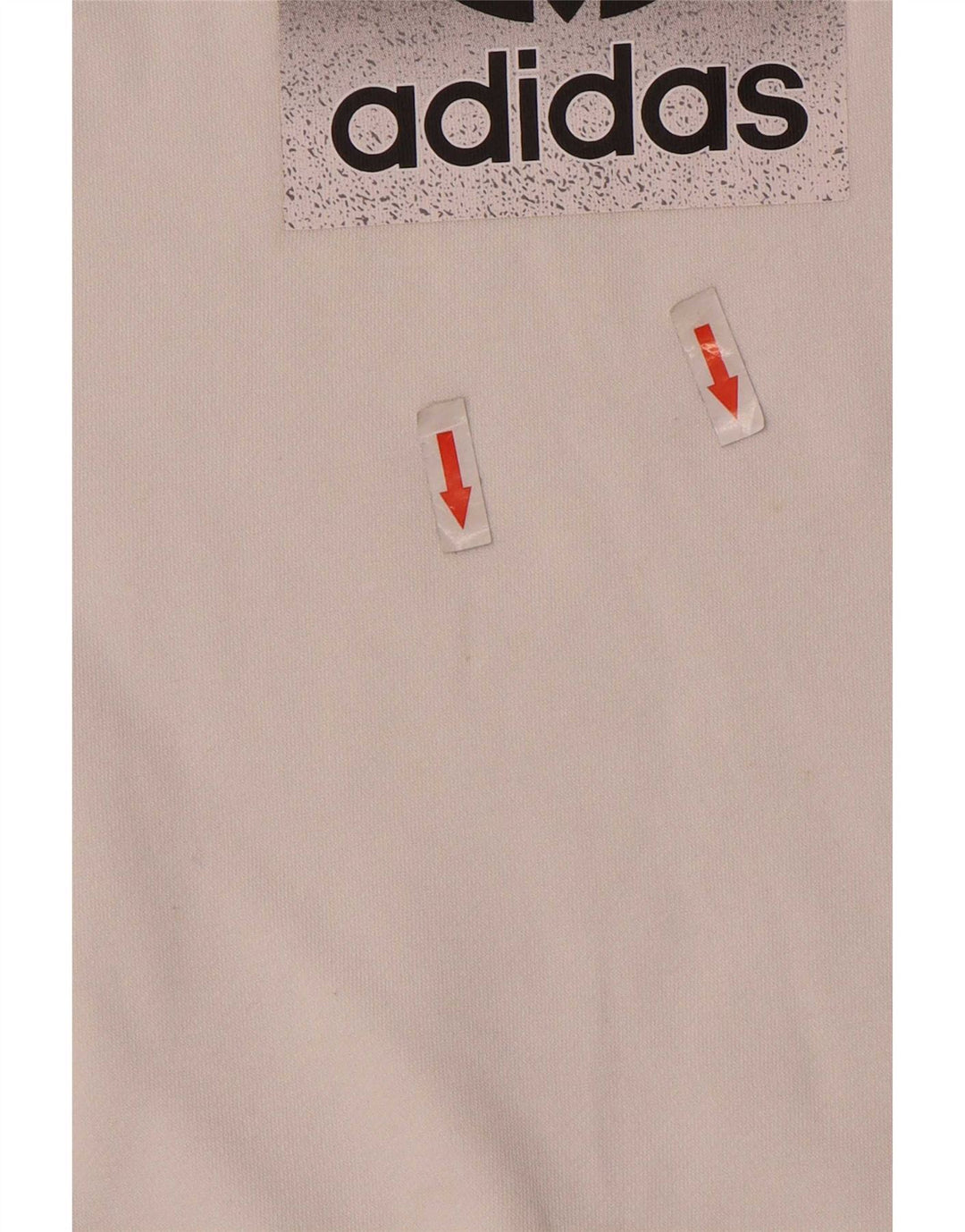 Adidas Boys Graphic Sweatshirt Jumper 9-10 Years White Cotton