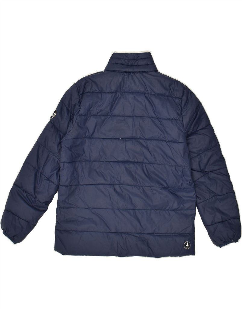 BEST COMPANY Boys Padded Jacket 9-10 Years Navy Blue Nylon | Vintage Best Company | Thrift | Second-Hand Best Company | Used Clothing | Messina Hembry 