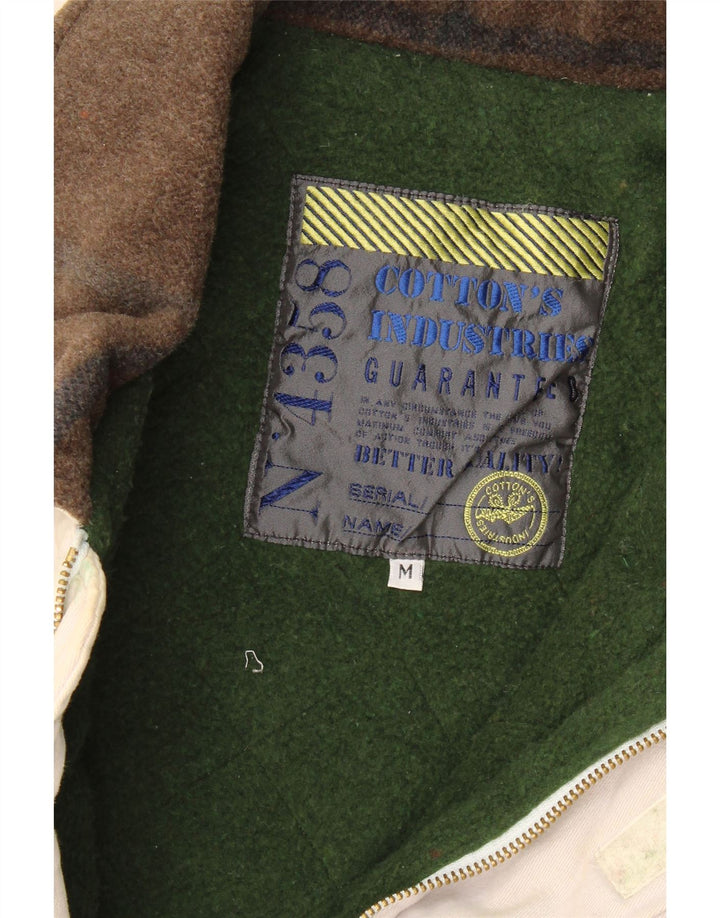 Cotton's Industries Mens Utility Jacket UK 38 Medium Off White