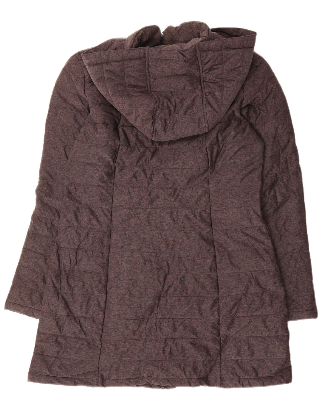 Nautica Womens Hooded Padded Coat UK 10 Small Grey Polyester