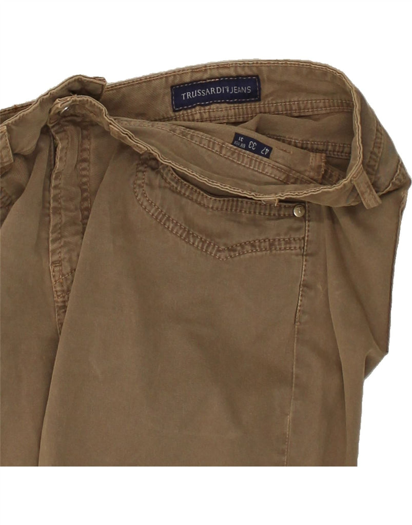 TRUSSARDI Womens Bootcut Jeans W31 L29 Beige Vintage Trussardi and Second-Hand Trussardi from Messina Hembry 