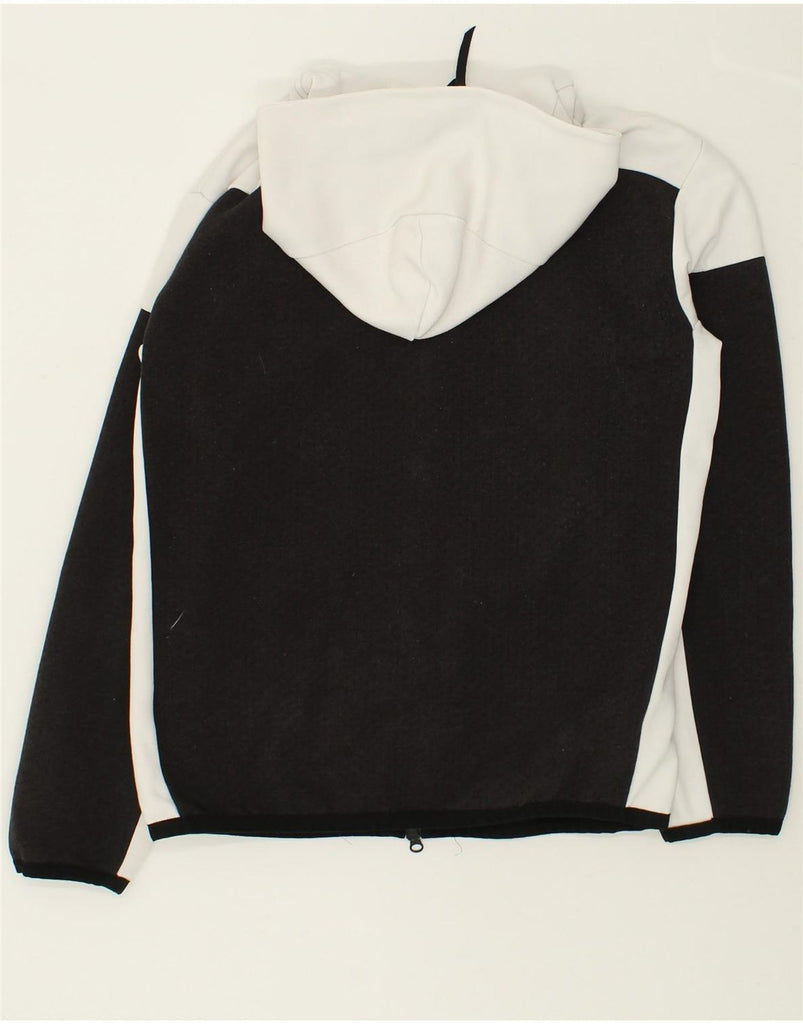 ADIDAS Mens Zip Hoodie Sweater Medium Black Colourblock Cotton | Vintage Adidas | Thrift | Second-Hand Adidas | Used Clothing | Messina Hembry 