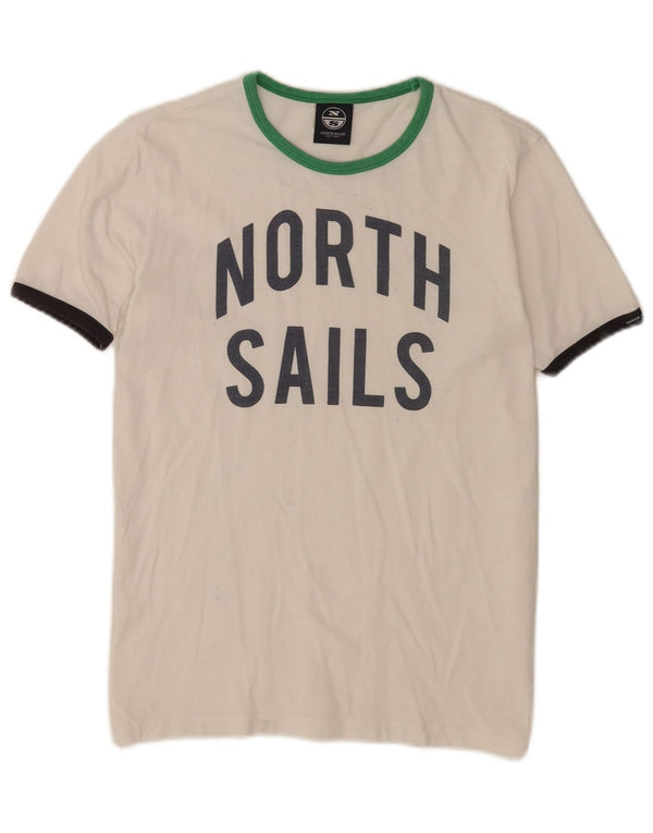 North Sails Girls Graphic T-Shirt Top 13-14 Years White