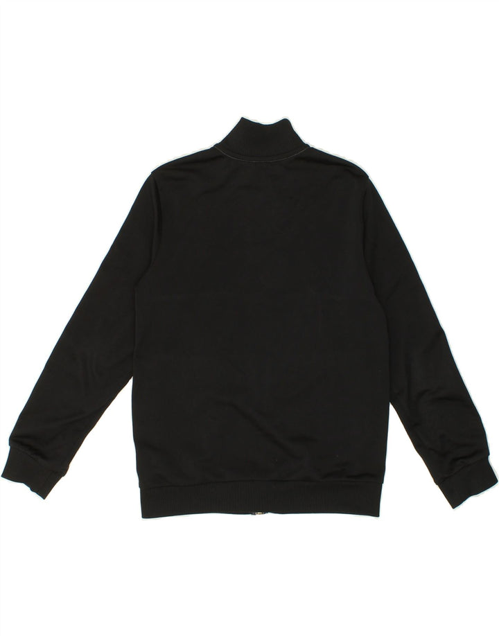 ADIDAS Boys Tracksuit Top Jacket 9-10 Years Black Colourblock Polyester Vintage Adidas and Second-Hand Adidas from Messina Hembry 