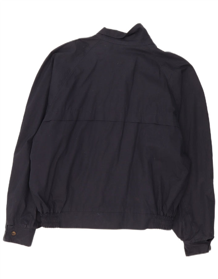 Urbis Mens Bomber Jacket IT 52 XL Navy Blue Cotton
