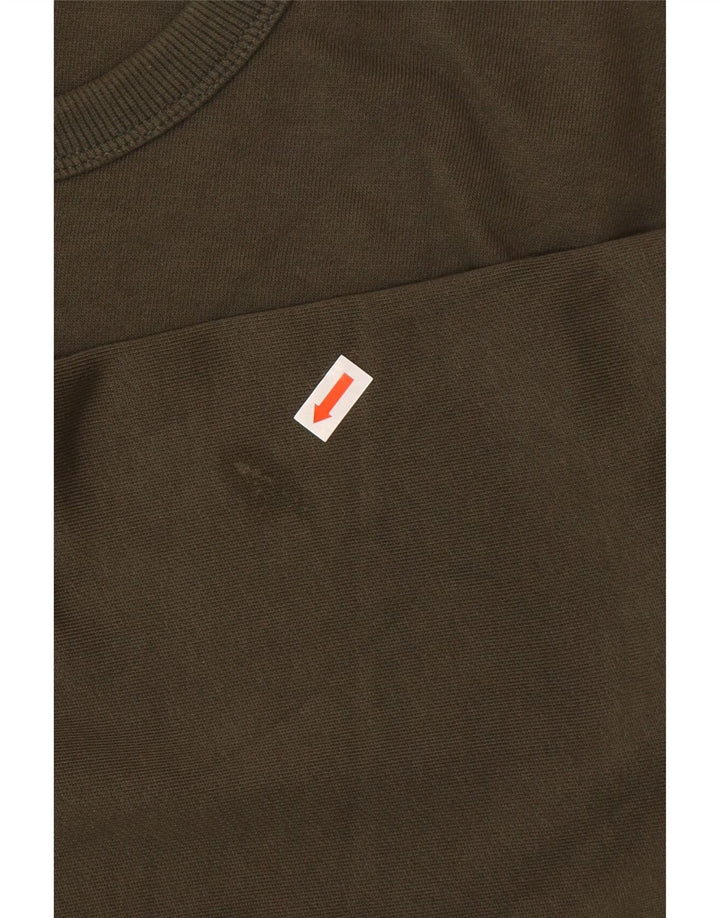 French Connection Mens Sweatshirt Jumper XL Khaki Cotton