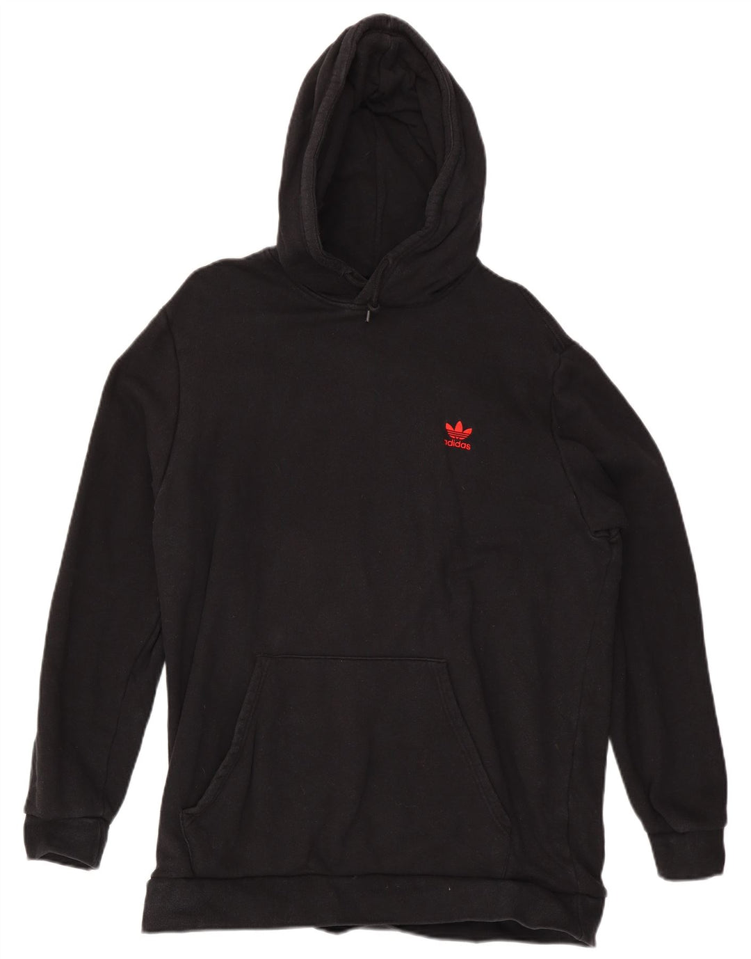 ADIDAS Mens Hoodie Jumper XL Black Cotton