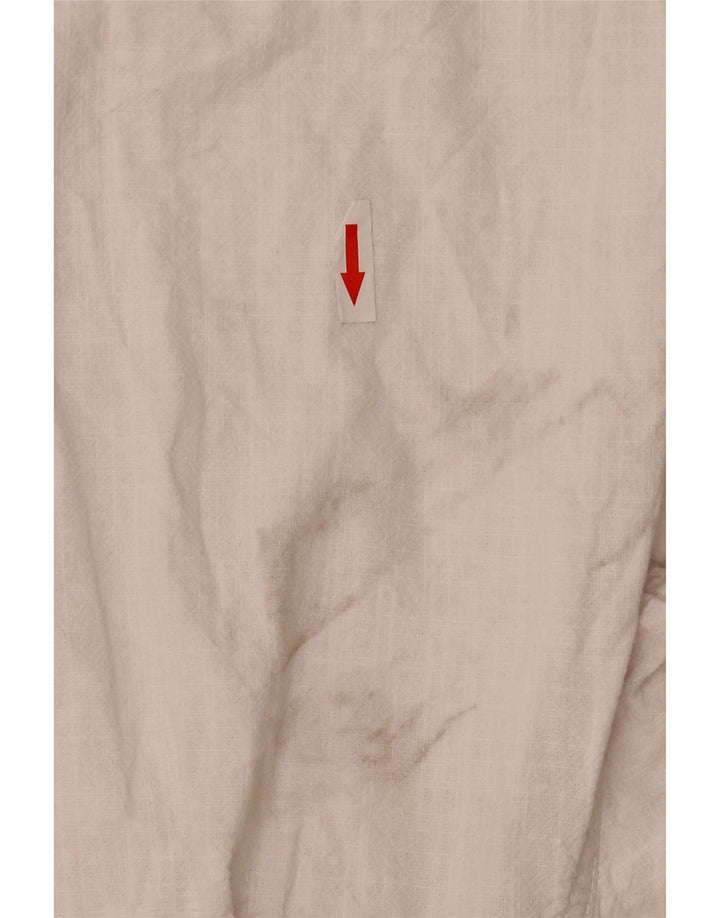 Mountain Warehouse Mens Short Sleeve Shirt Large White Cotton