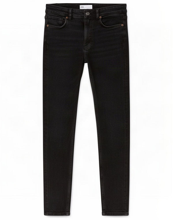 Zara Womens Skinny Jeans EU 40 Medium W30 L27 Black Cotton