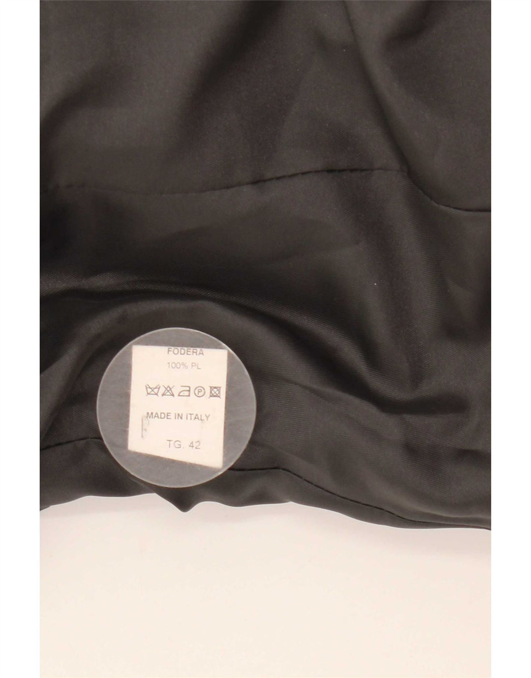 Vintage Womens Double Breasted Coat IT 42 Medium Grey Wool
