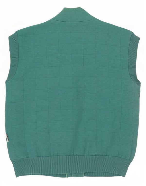 Conte of Florence Mens Graphic Tracksuit Top Jacket IT 46 Small Turquoise