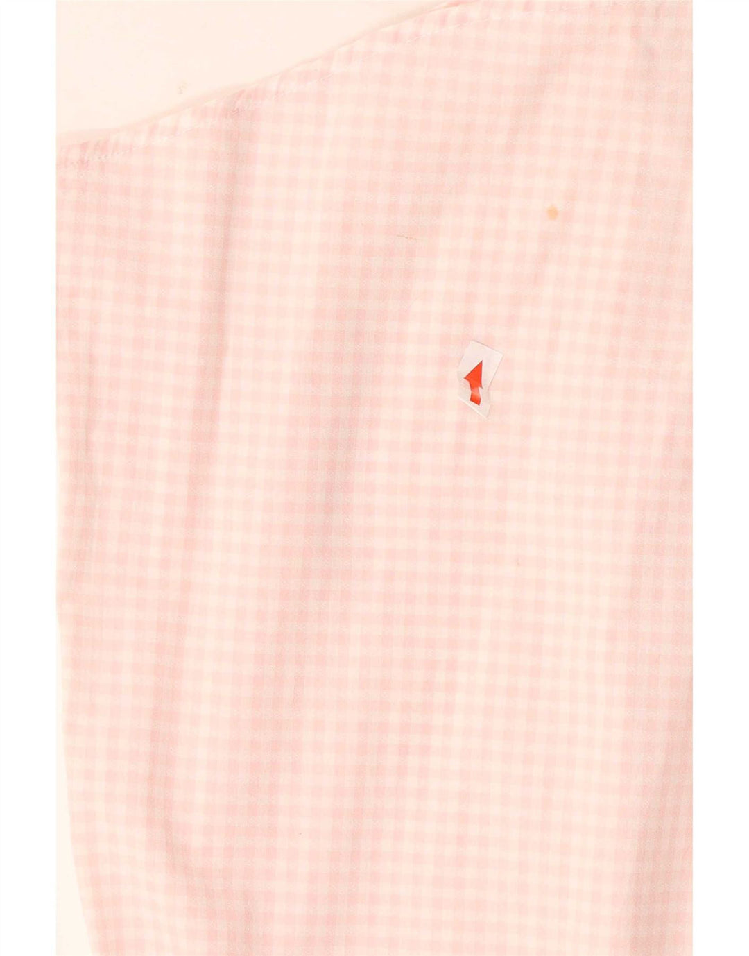 Tommy Hilfiger Womens Short Sleeve Shirt US 4 Small Pink Gingham