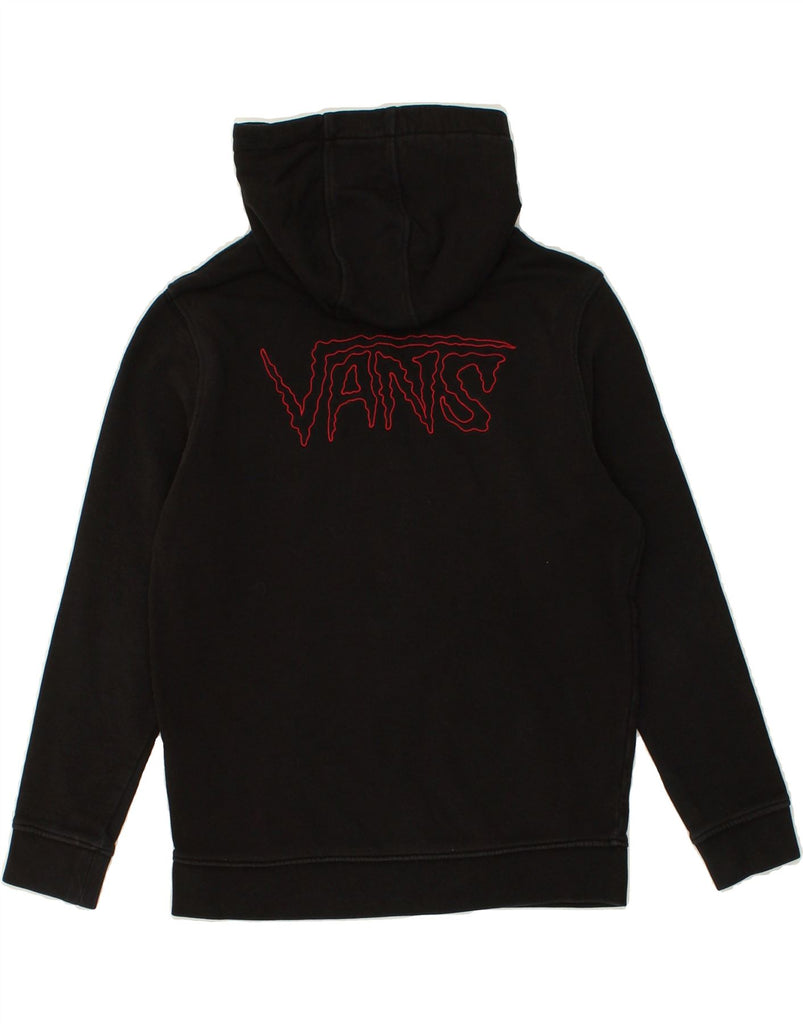 VANS Girls Graphic Hoodie Jumper 10-11 Years Medium Black Cotton | Vintage Vans | Thrift | Second-Hand Vans | Used Clothing | Messina Hembry 