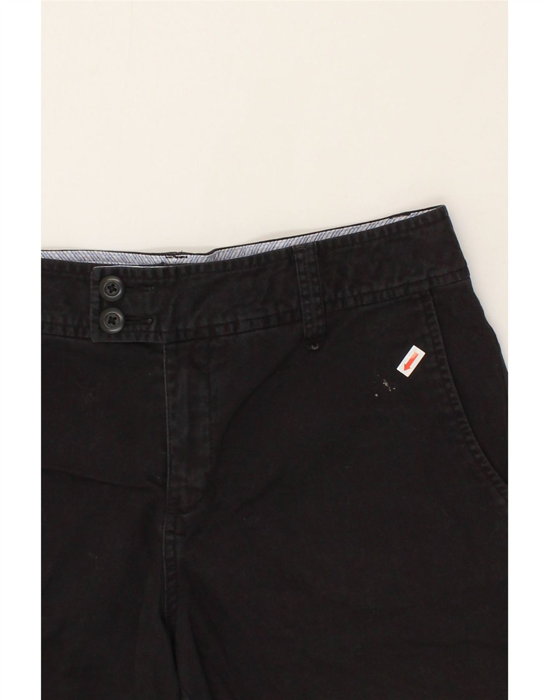 EDDIE BAUER Womens Chino Shorts US 10 Large W32  Black Cotton Vintage Eddie Bauer and Second-Hand Eddie Bauer from Messina Hembry 