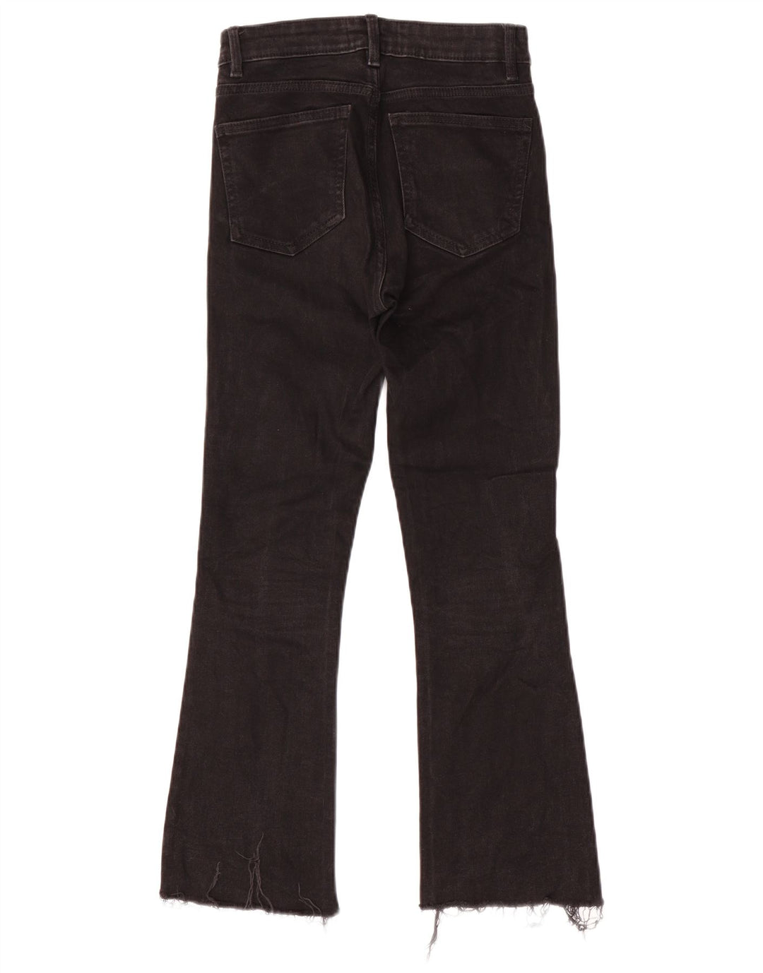 Zara Womens Flared Jeans EU 24 2XS W24 L26 Black Cotton