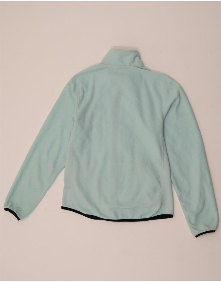 Nike Womens Fleece Jacket US 12/14 Large Turquoise Polyester