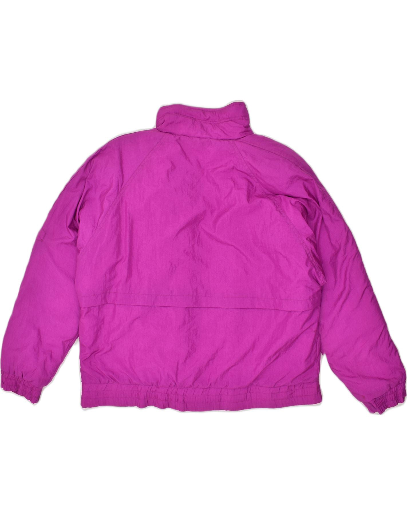 VINTAGE Womens Oversized Padded Jacket UK 16 Large Pink Nylon