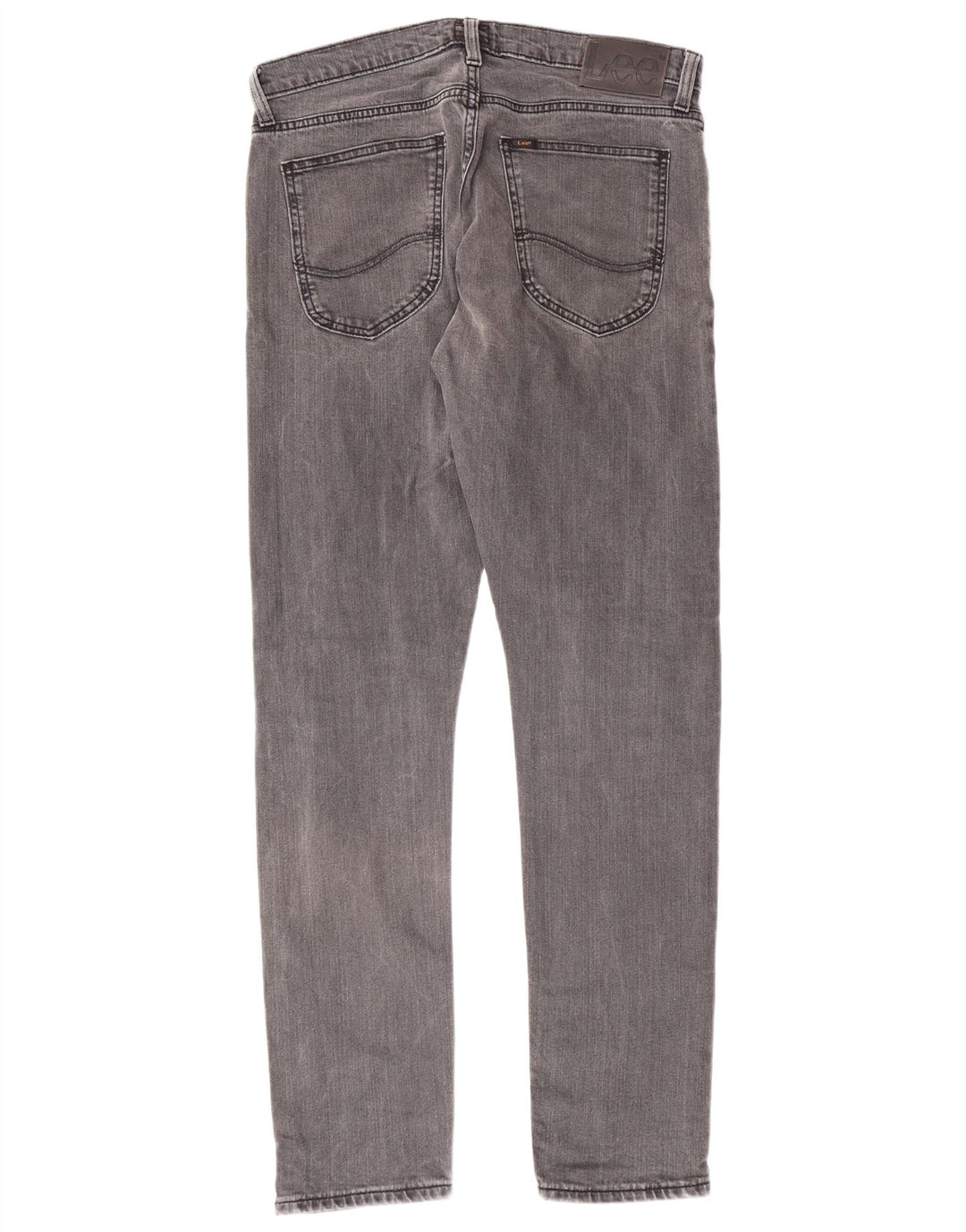 LEE Womens Luke Slim Jeans W32 L32 Grey Cotton