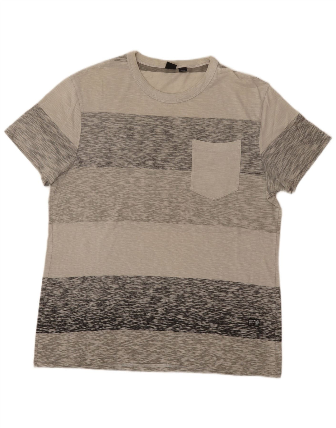 G-STAR Mens T-Shirt Top XL Grey Flecked