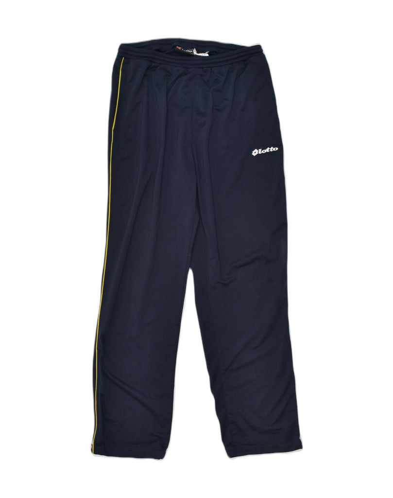 LOTTO Mens Tracksuit Trousers XL Navy Blue Polyester | Vintage Lotto | Thrift | Second-Hand Lotto | Used Clothing | Messina Hembry 