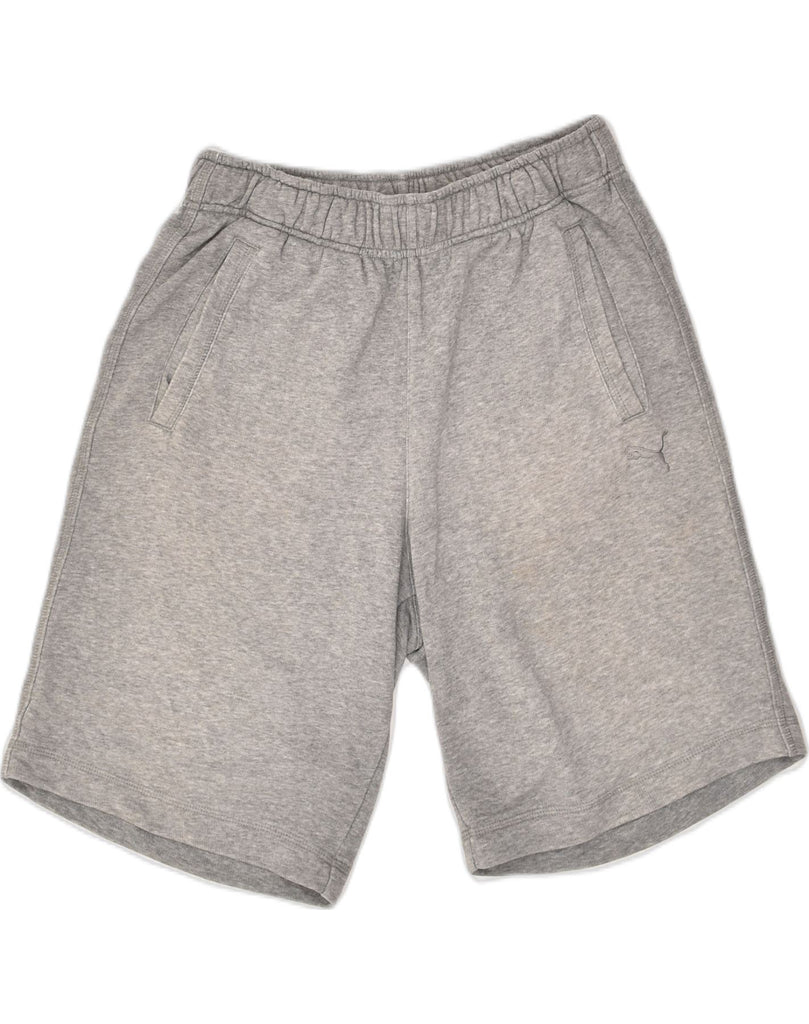 PUMA Mens Sport Shorts Medium Grey | Vintage Puma | Thrift | Second-Hand Puma | Used Clothing | Messina Hembry 