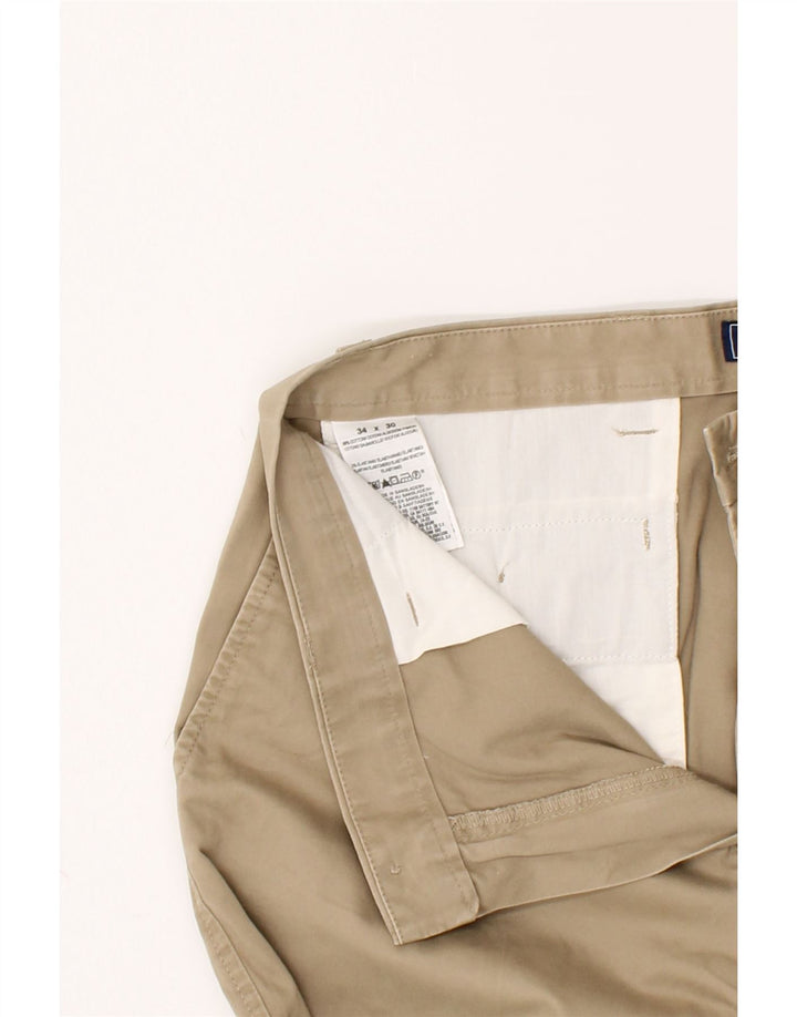 DOCKERS Mens Straight Chino Trousers W34 L26  Beige Cotton Vintage Dockers and Second-Hand Dockers from Messina Hembry 