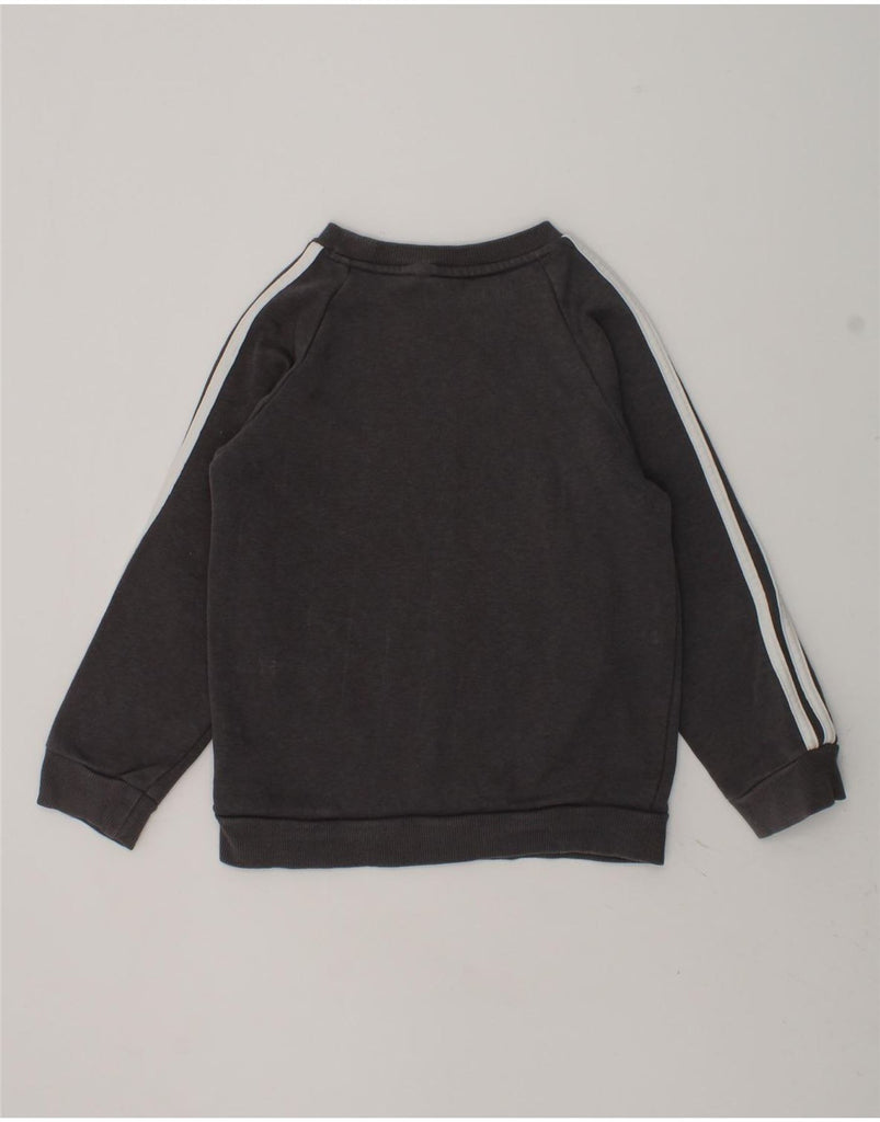 ADIDAS Boys Graphic Sweatshirt Jumper 3-4 Years Grey Cotton | Vintage Adidas | Thrift | Second-Hand Adidas | Used Clothing | Messina Hembry 