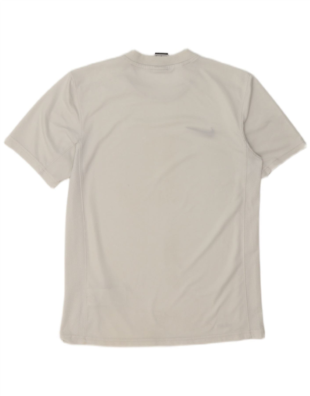 Nike Mens Dri Fit T-Shirt Top Medium White Polyester