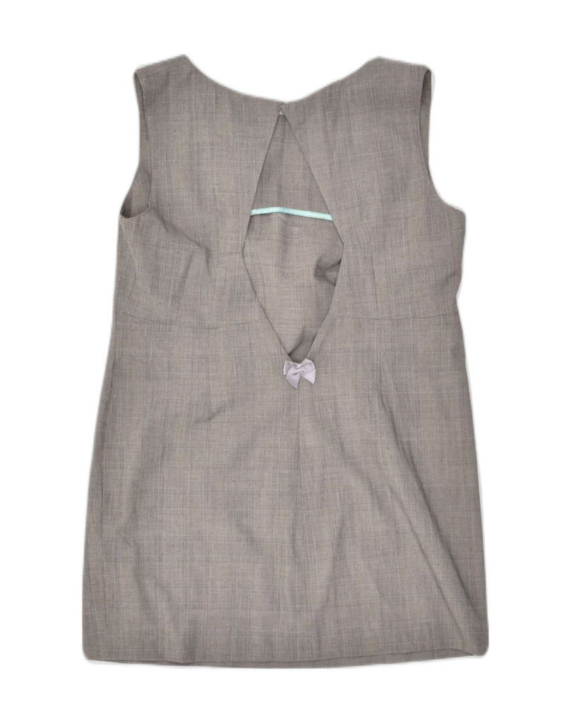 SANDRO FERRONE Womens Sleeveless Tunic Top UK 12 Medium Grey Check | Vintage Sandro Ferrone | Thrift | Second-Hand Sandro Ferrone | Used Clothing | Messina Hembry 