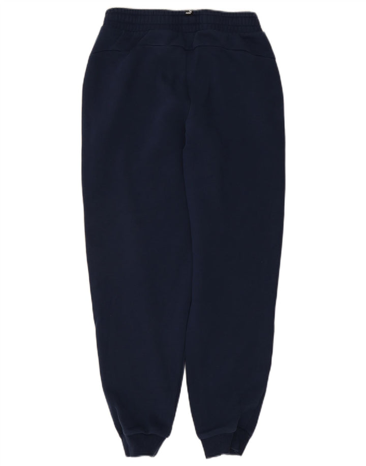 Puma Boys Tracksuit Trousers 15-16 Years  Navy Blue Cotton