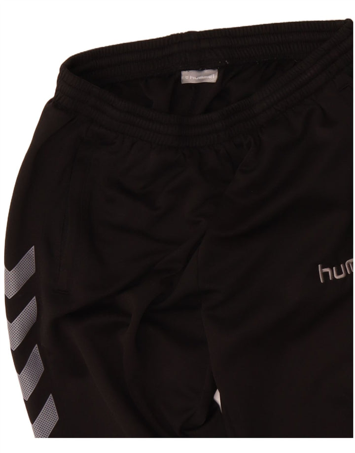 HUMMEL Mens Graphic Tracksuit Trousers Medium  Black Polyester