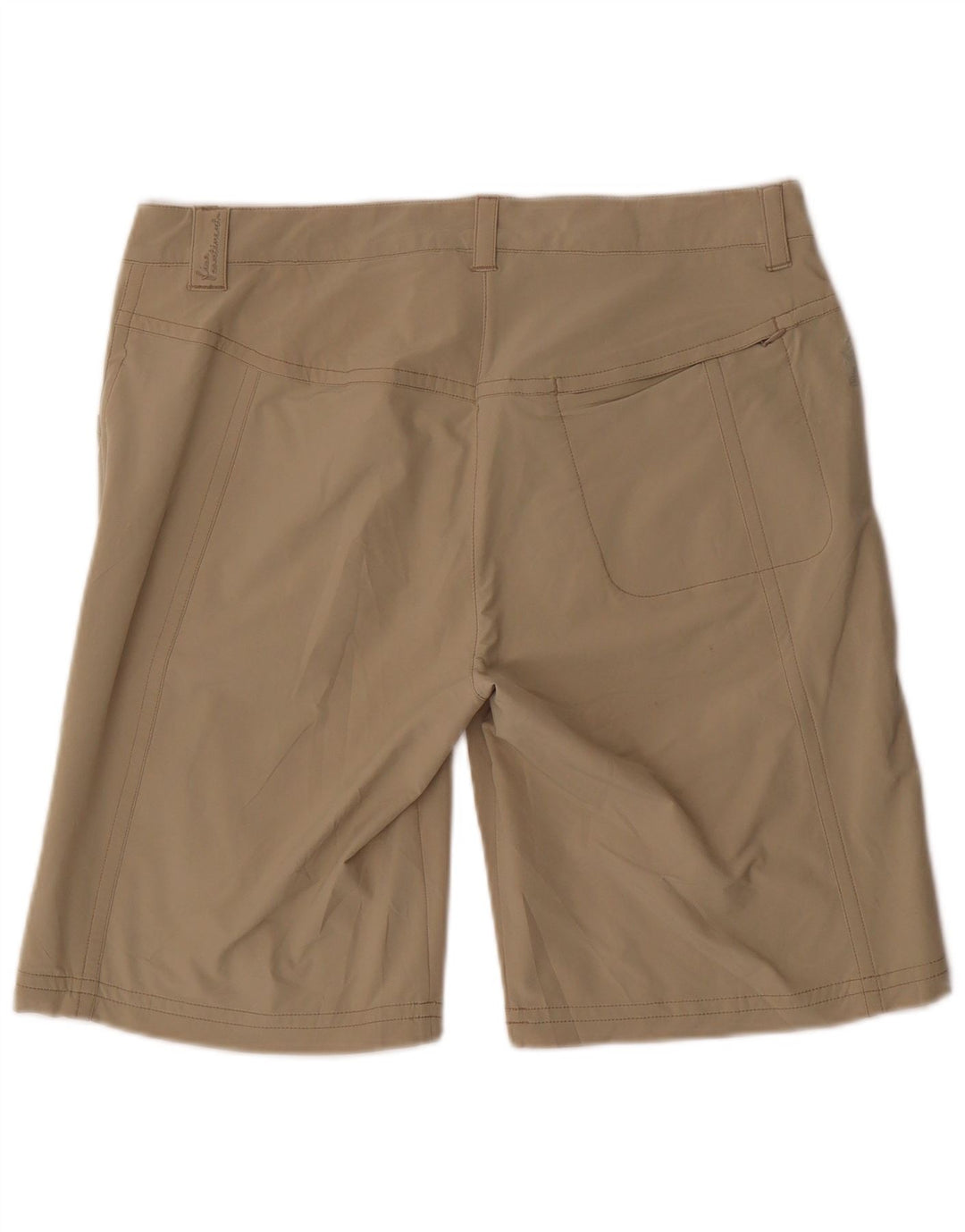 SALEWA Womens Bermuda Shorts UK 14 Large W38 Khaki Polyamide