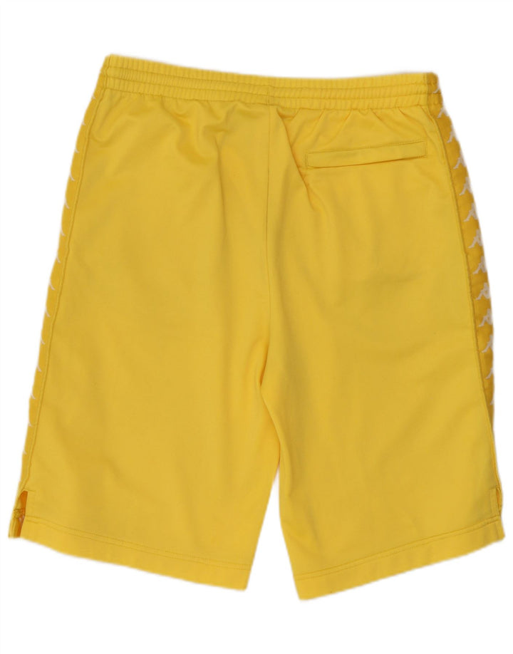 Kappa Mens Graphic Sport Shorts Medium  Yellow Polyester
