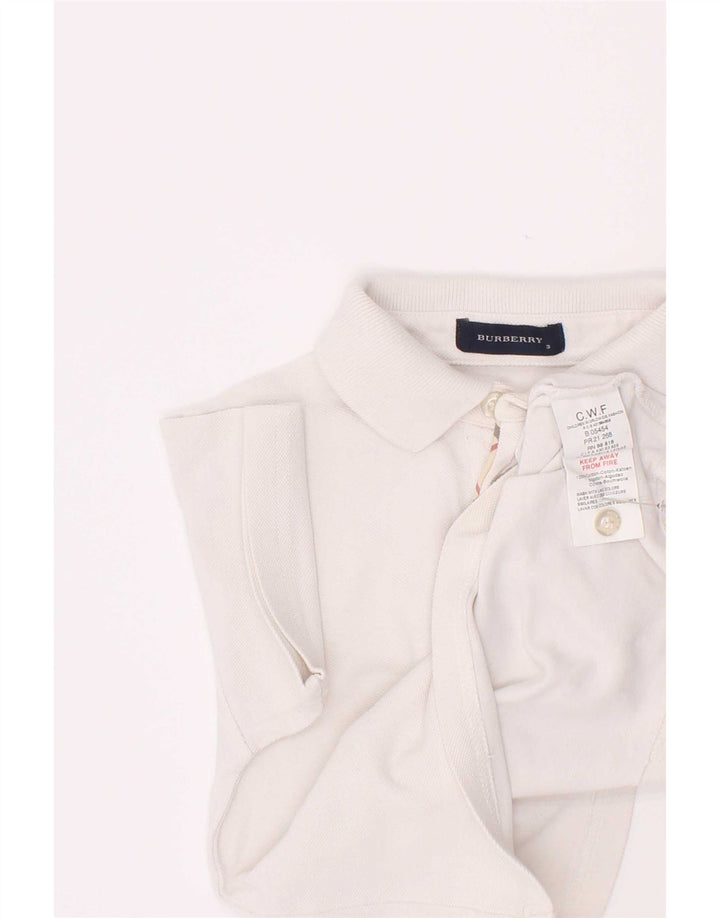 Burberry Boys Polo Shirt 2-3 Years White