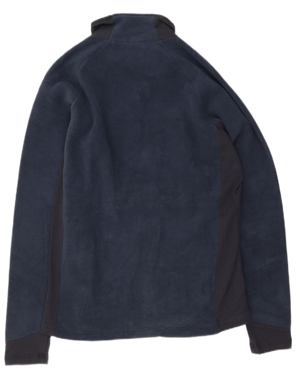 Kappa Mens Fleece Jacket UK 42 XL Navy Blue Colourblock Polyester