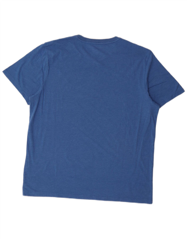 American Eagle Mens Standard Fit T-Shirt Top XL Blue Cotton