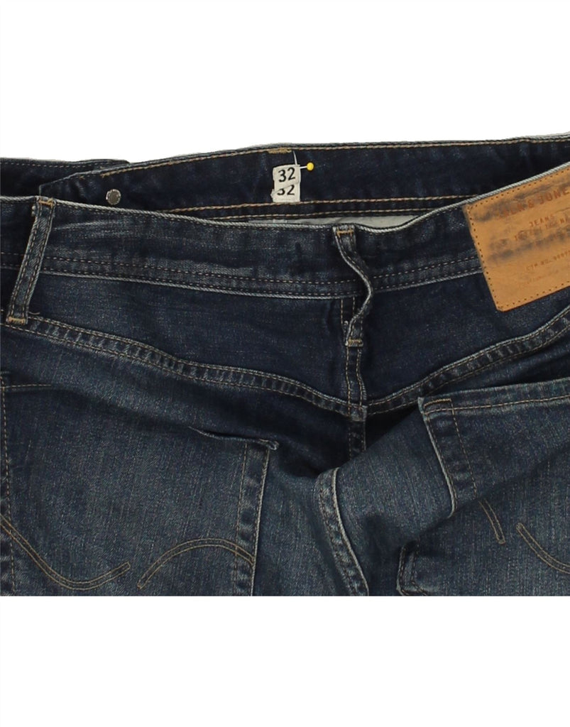 JACK & JONES Mens Slim Jeans W32 L32 Navy Blue Cotton | Vintage Jack & Jones | Thrift | Second-Hand Jack & Jones | Used Clothing | Messina Hembry 