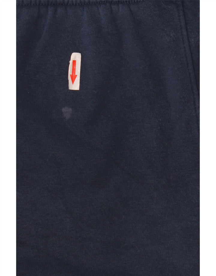 ELLESSE Mens Tracksuit Trousers Large  Navy Blue Cotton