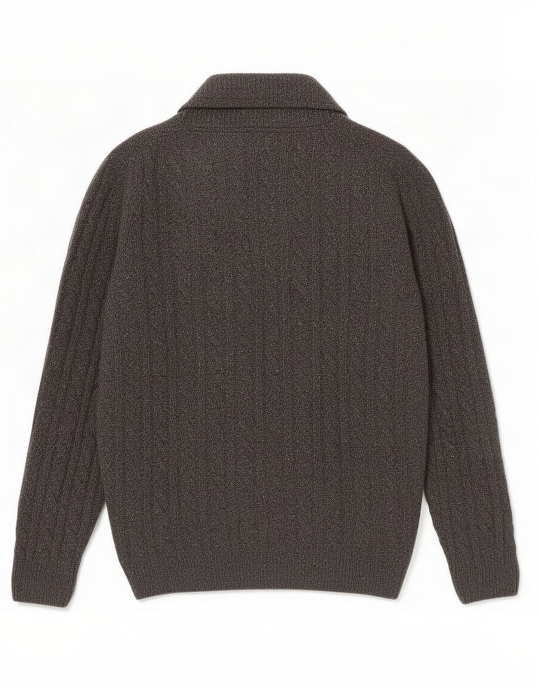Massimo Dutti Mens Cardigan Sweater Large Grey Wool
