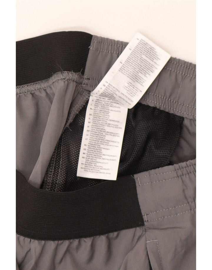 Adidas Mens Aeroready Sport Shorts Large Grey Colourblock Polyester