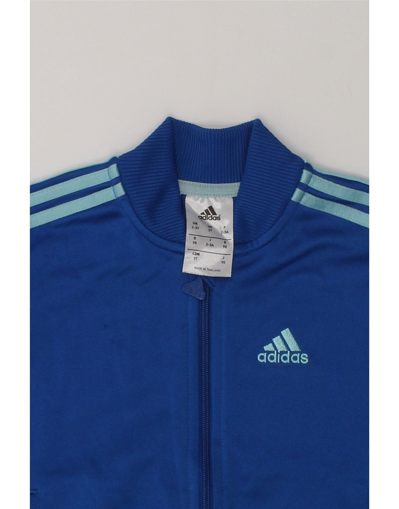 ADIDAS Boys Tracksuit Top Jacket 2-3 Years Blue | Vintage Adidas | Thrift | Second-Hand Adidas | Used Clothing | Messina Hembry 