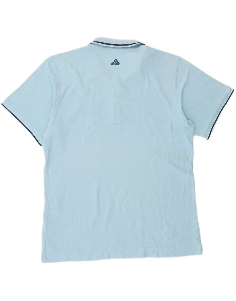 ADIDAS Mens Polo Shirt Large Blue Cotton Vintage Adidas and Second-Hand Adidas from Messina Hembry 