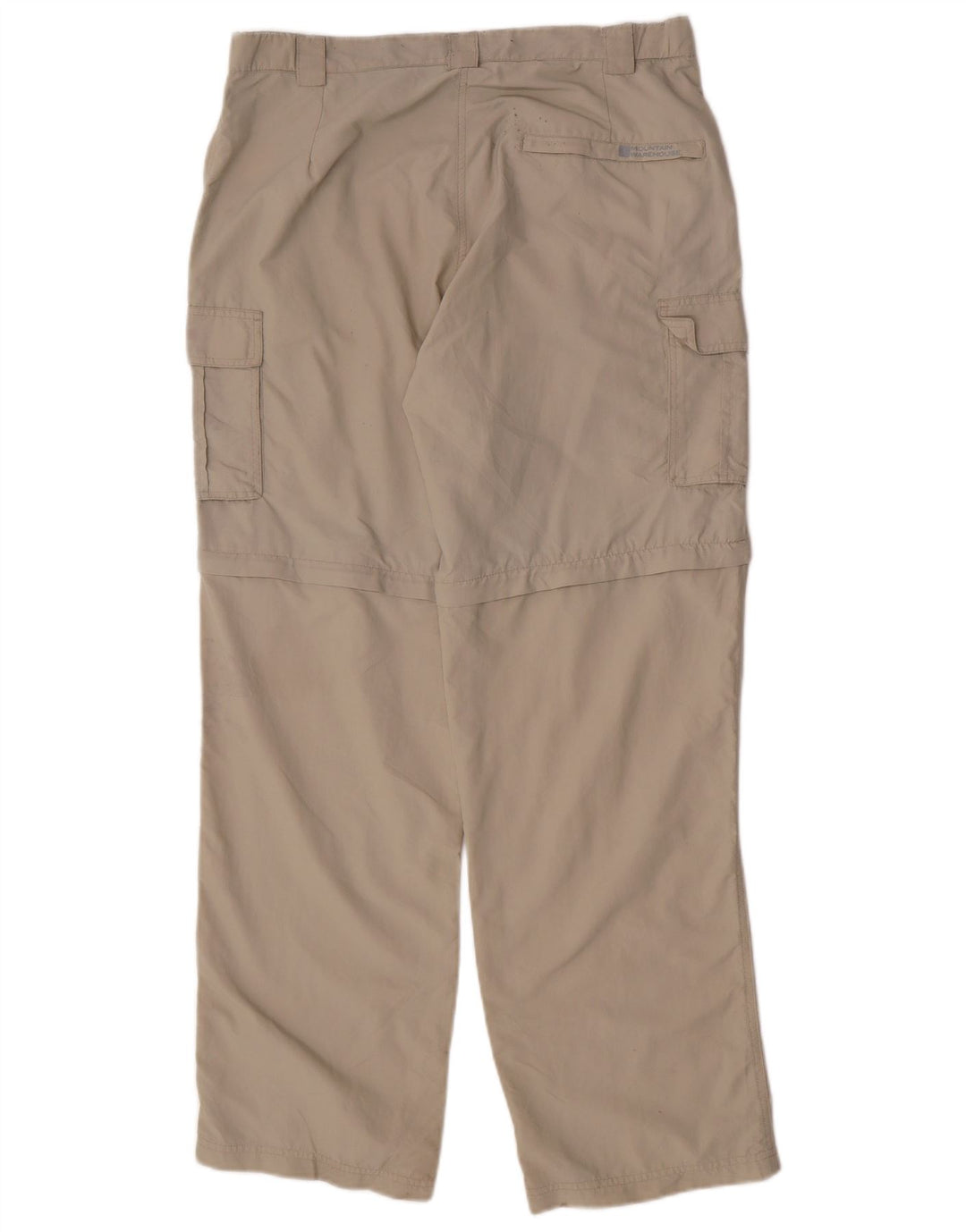 Mountain Warehouse Womens Straight Cargo Trousers UK 14 Large W32 L31 Beige