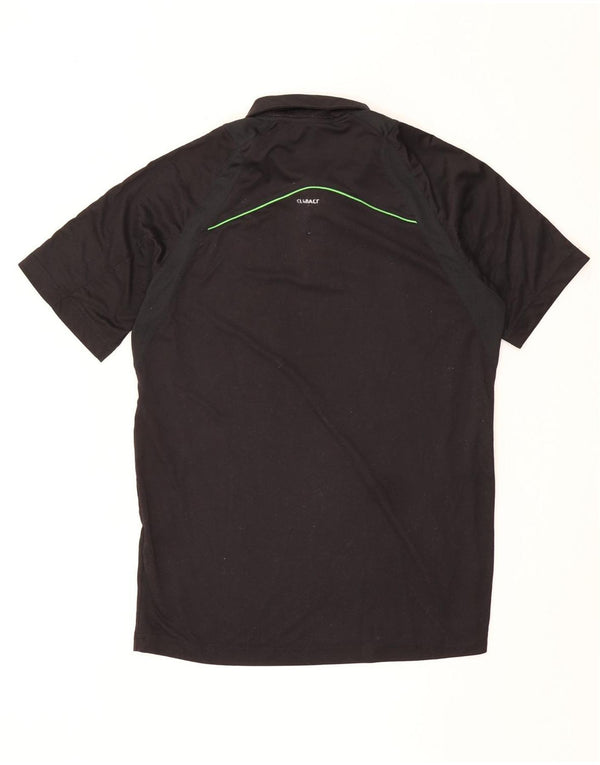 Adidas Mens Climalite Polo Shirt Medium Black Polyester