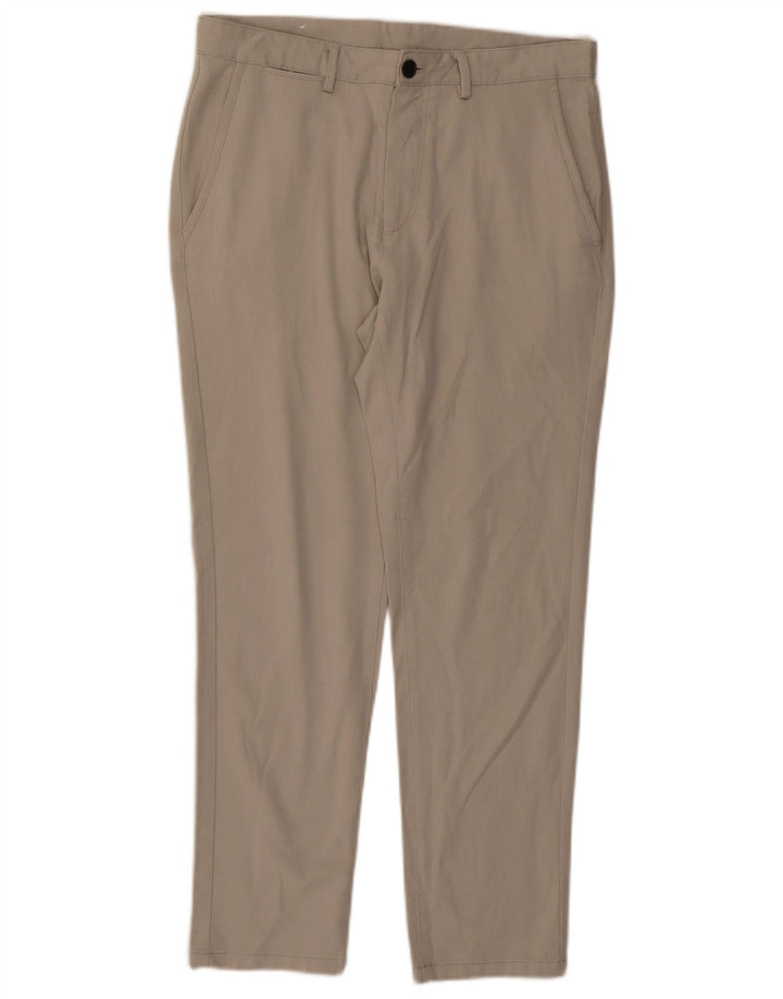 ZARA Womens Slim Chino Trousers EU 40 Medium W31 L38 Beige