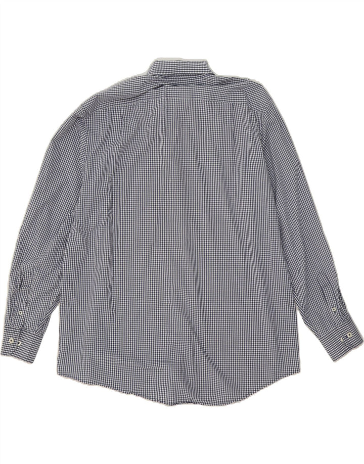 IZOD Mens Shirt Large Blue Check Cotton Vintage Izod and Second-Hand Izod from Messina Hembry 