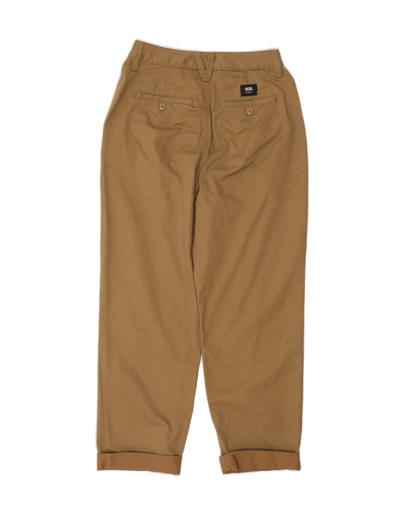 VANS Womens High Waist Chino Trousers W25 L27 Brown Cotton Vintage Vans and Second-Hand Vans from Messina Hembry 